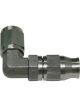Aeroflow 90 Degree Stainless Steel Hose End -4AN to -4 PTFE Hose