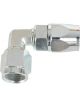 Aeroflow Zinc Coated Steel 90 Degree Hose End -6AN to -6AN