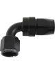 Aeroflow 200 Series PTFE 90 Degree Hose End -16AN Black