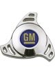 AC Delco Air Cleaner Wing Nut Small Tri-Bar Spinner Chrome/Blue
