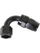 Aeroflow 200 Series PTFE 120 Degree Hose End -8AN Black