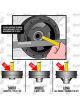 ATI Performance Harmonic Balancer Super Damper 7.48 In. Dia. Aluminium