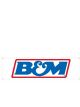 B&M Logo Banner 82in. x 23in.