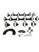 Comp Cams Rocker Arm Shaft-Mount Aluminum 1.7 Ratio BBC w/ Brodix 2 Xtra
