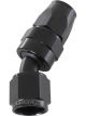 Aeroflow 200 Series PTFE 30 Degree Hose End -10AN Black