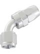 Aeroflow 200 Series PTFE 60 Degree Hose End -10AN Silver