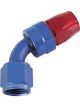 Aeroflow 200 Series PTFE 60 Degree Hose End -12AN Blue/Red