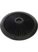 Aeroflow Black Full Flow Air Filter Top Plate 14 Inch Dia Washable