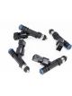 Deatschwerks Set of 4 Injectors 650cc for Volvo 240/740/940 Red