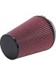 Edelbrock Air Filter Replacement Reusable Conical Cotton Gauze Red 9.0 i…