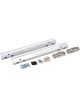 Edelbrock Fuel Rails High-Volume Aluminium Natural Mopar 413 426 440 Pair