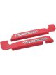 Edelbrock Ignition Coil Covers Aluminium Red Supercharged Logo Pair
