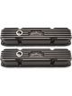 Edelbrock Valve Covers Classic Stock Aluminium Black Finned Edelbrock Lo…