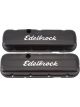 Edelbrock Valve Covers Signature Series Stock Height Steel Black Powderco…