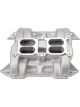 Edelbrock Intake Manifold CH-28 Dual Quad Aluminium Natural Dual Square B…