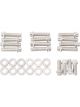 Edelbrock Intake Manifold Bolts Steel Cadmium 12-Point Head Washers Chevr…