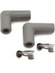 Fast 25 Pack of 90 Degree Plug Boots and Terminals