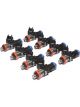 Fast Precision-Flow LS3/LS7 Profile 39 Lb/Hr High Impedance Injectors - Set of 8
