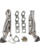 Flowtech Headers Shorty Stainless Steel Polished For Toyota Pair