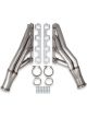 Flowtech Headers SBF Turbo Down and Forward Stainless Steel Natural 1