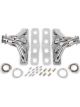 Flowtech Headers Blockhugger Steel Polished For Chrysler Dodge Pair