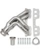 Flowtech Headers 4-1 One-Piece Stainless Steel Polished 1 1/2 in. Pri
