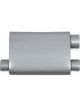 Flowtech Muffler Afterburner 3 in. Inlet/Dual 2 1/2 in. Outlet Alumin
