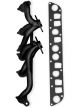 Flowtech Headers Shorty Steel Temporary Black Paint Jeep