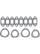 Flowtech Exhaust Gasket Header Fiber Stock Port Ford Big Block Kit