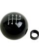 Hurst Shift Knob Round Plastic Black 6-Speed Pattern Manual Transmission