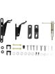Hurst Automatic Transmission Cable Brackets and Levers Natural Steel