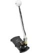 Hurst Shifter Blackjack Chrome 3/8-16 in. Chevrolet Tremec TKO500/600