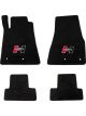 Hurst Floor Liner Hurst Front/Second Seat Carpeted Black Red/Black