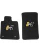 Hurst Floor Liner Hurst Front Seat Carpeted Black Gold/Black Hurst in.