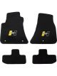 Hurst Floor Liner Hurst Front/Second Seat Carpeted Black Gold/Black