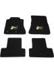 Hurst Floor Liner Hurst Front/Second Seat Carpeted Black Gold/Black
