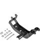 Hurst Transmission Crossmember Steel Black Powdercoated AOD Ford RWD