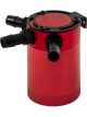 Mishimoto Compact Baffled Oil Catch Can 3-Port Red