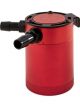 Mishimoto Compact Baffled Oil Catch Can 2-Port Red