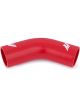 Mishimoto 45 Degree Coupler Red 2.5 in.