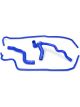 Mishimoto Mazdaspeed3 Silicone Radiator Hose Kit 2010-2013 Blu