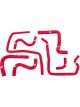 Mishimoto For Subaru WRX / WRX STI Silicone Ancillary Hoses