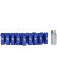 Mishimoto Aluminum Locking Lug Nuts M12 x 1.25 Blue