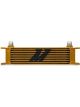 Mishimoto Universal 10 Row Oil Cooler Gold