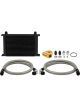 Mishimoto Universal Thermostatic Oil Cooler Kit Black 25 Row
