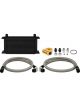 Mishimoto Universal Thermostatic 19 Row Oil Cooler Kit Black