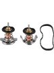 Mishimoto Ford 6.4L Powerstroke High-Temperature Thermostats (set