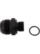 Moroso Fitting Coupler Straight Male -12 AN O-Ring to Male -16 AN Alumin…
