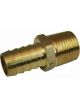 Moroso Fittings Straight 1/2in. NPT To 5/8in. Barbed 1 Per Pack