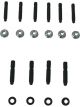 Moroso Oil Pan Stud Kit Grade 8 Steel Black Oxide Finish SBC Dart Spread…
